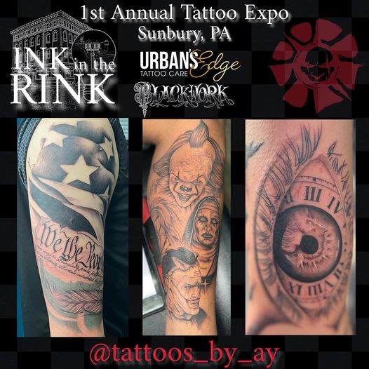 Ink the Rink Tattoo Expo June 7th, 8th, 9th in Sunbury, PA